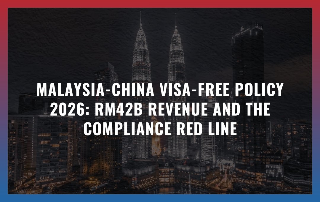 Malaysia-China Visa-Free Policy 2026: RM42B Revenue and the Compliance Red Line